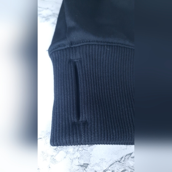 Nike Dri-Fit Soccer Sweatshirt  Medium, Activewear Black Long Sleeve Swoosh‎ - Picture 5 of 9